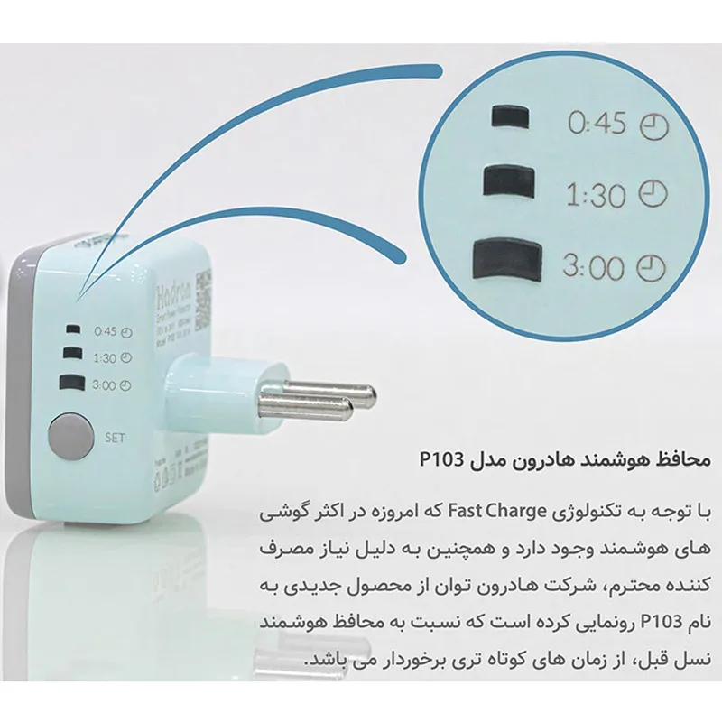 P103 قیمت و خرید مبدل برق هادرون مدل - تصویر 4