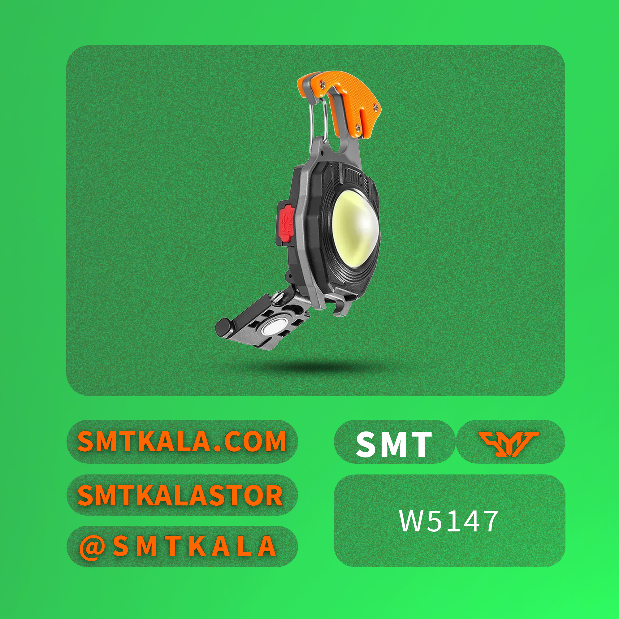w5147 copy W5147 قیمت و خرید چراغ قوه شارژی همه کاره مدل - تصویر 1