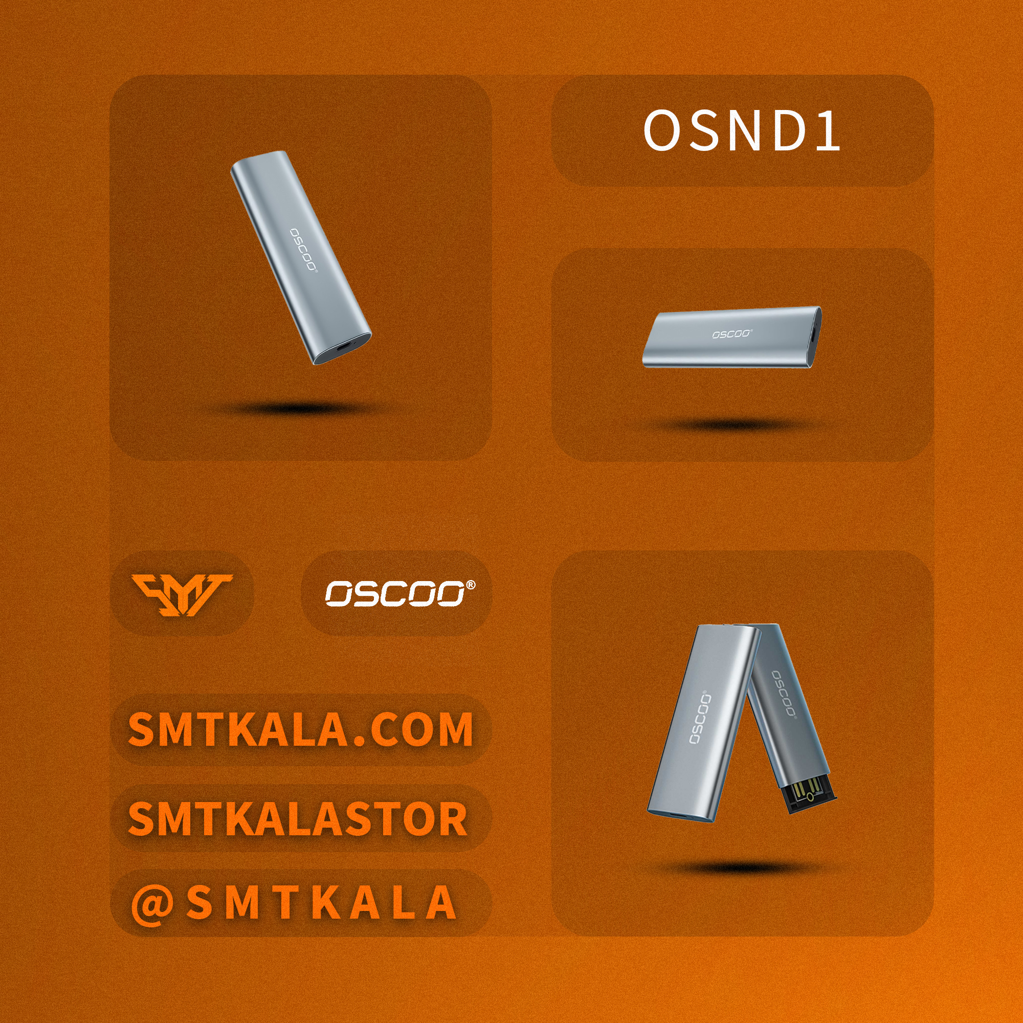 OSND1 قیمت و خرید باکس هارد SSD NVMe M2 اسکو مدل