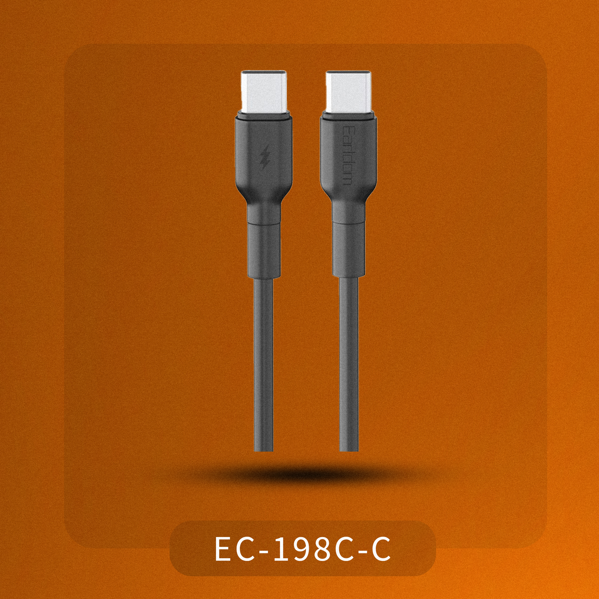 EC-198c-c EC-198c-c قیمت و خرید کابل شارژ دو سر تایپ C ارلدام مدل - تصویر 1