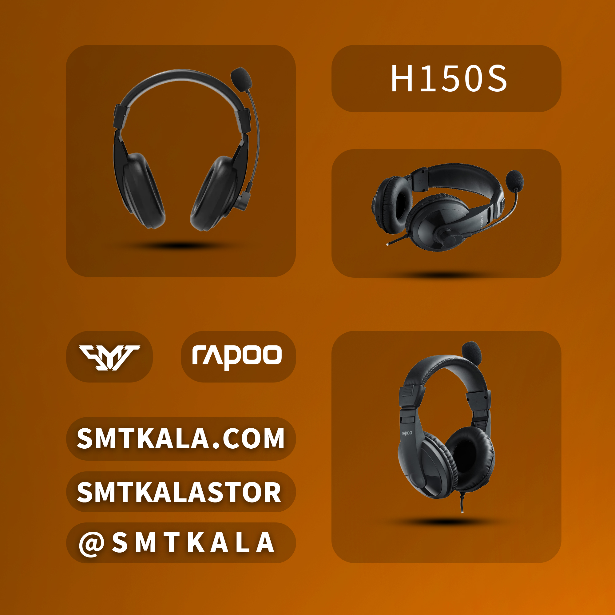 H150S H150S قیمت و خرید هدست اداری رپو مدل - تصویر 1