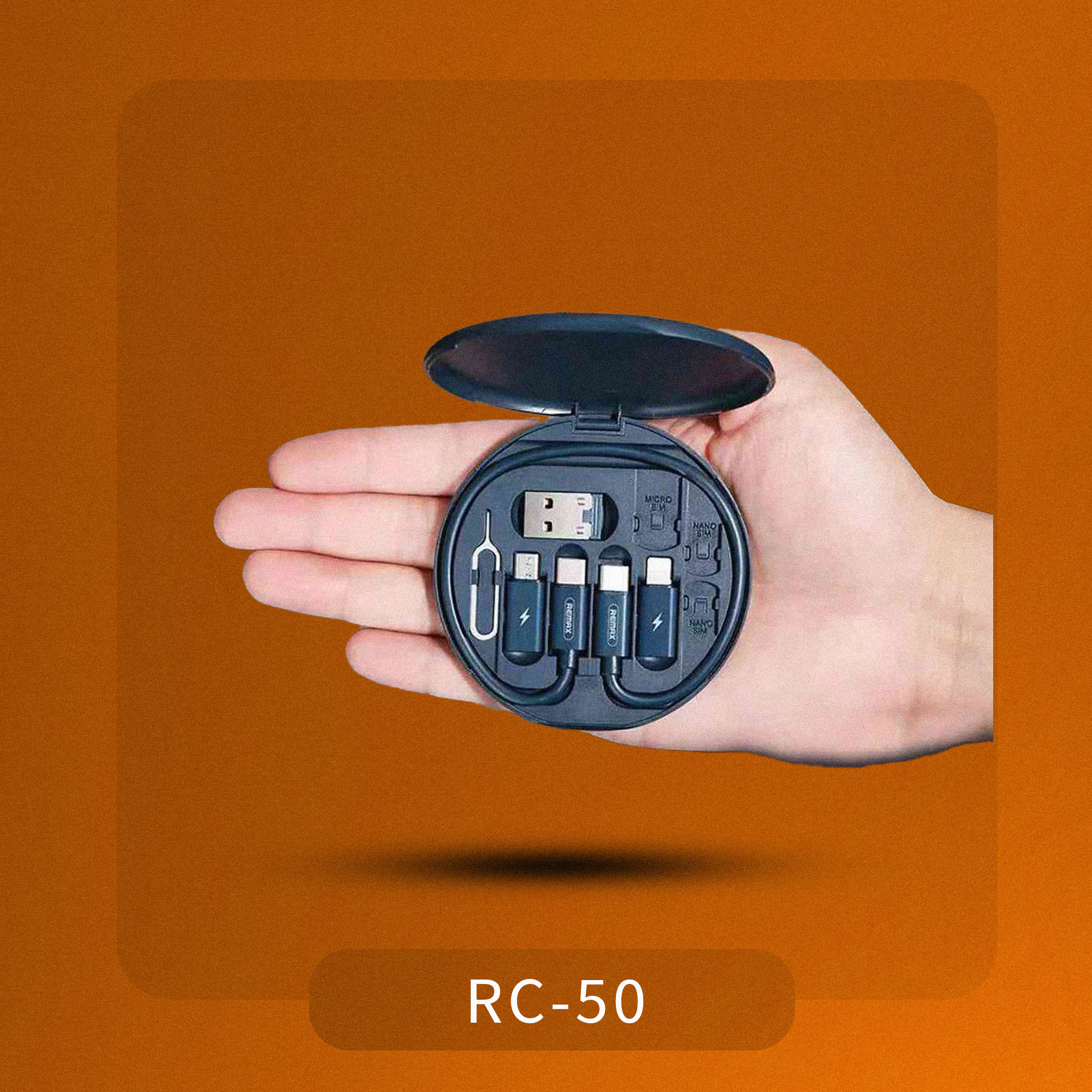 1 RC-50 باکس مبدل درگاه شارژر موبایل Meacces مدل - تصویر 1